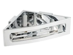 Wenko Power-Loc Eckablage Bralia Kunststoff (ABS) 35 x 8,5 x 20 cm Chrom* Eckregale