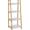 Wenko Regal Finja Bambus Braun mit 4 Etagen* Holzregale