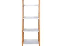 Wenko Regal Finja Bambus Braun mit 4 Etagen* Holzregale