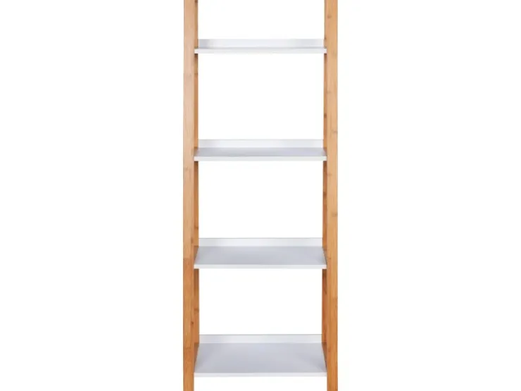 Wenko Regal Finja Bambus Braun mit 4 Etagen* Holzregale
