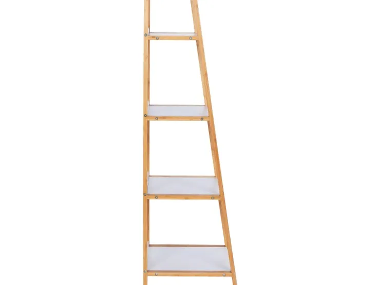 Wenko Regal Finja Bambus Braun mit 4 Etagen* Holzregale