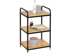 Wenko Regal Loft Bambus Braun mit 3 Etagen* Holzregale