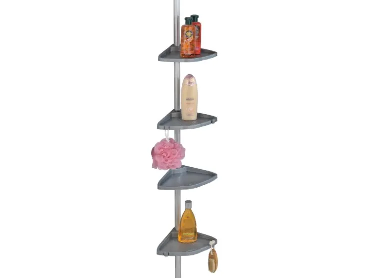 Wenko Teleskop-Duschecke Compact Aluminium