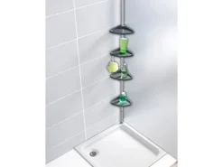 Wenko Teleskop-Duschecke Compact Aluminium