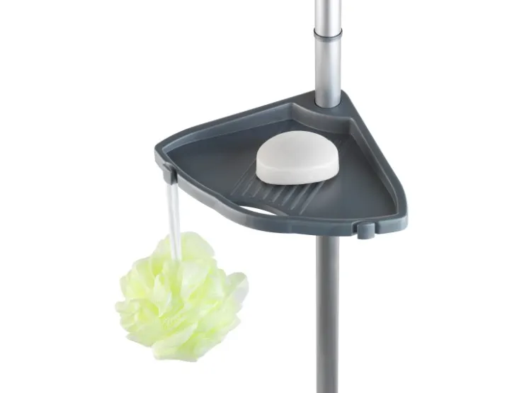 Wenko Teleskop-Duschecke Compact Aluminium