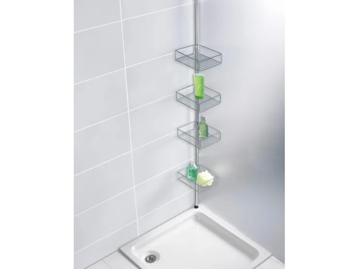 Wenko Teleskopregal Domaso Edelstahl rostfrei* Eckregale