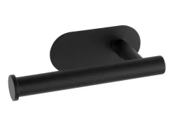 Wenko Turbo-Loc Edelstahl Toilettenpapierhalter Orea Black Matt 16 x 4.5 x 7 cm* Klebefolien