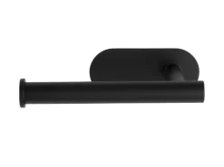 Wenko Turbo-Loc Edelstahl Toilettenpapierhalter Orea Black Matt 16 x 4.5 x 7 cm* Klebefolien