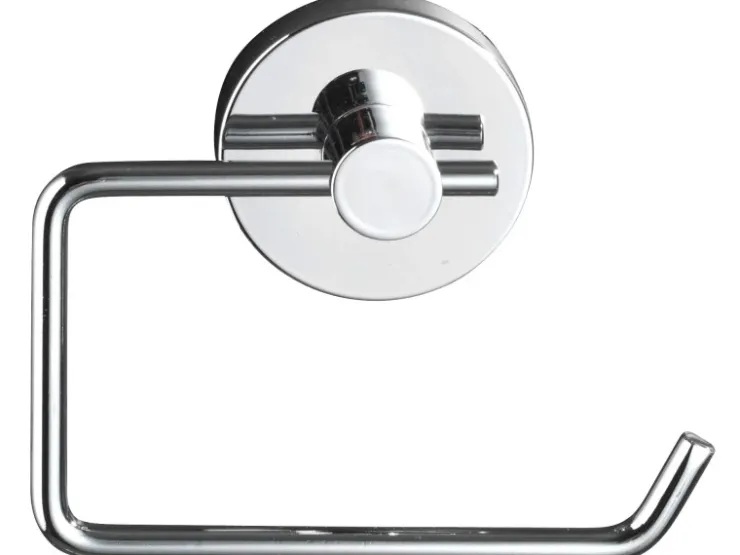 Wenko Vacuum-Loc Toilettenpapierhalter Milazzo Chrom-Weiß* Regal Weiß
