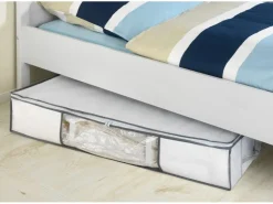 Wenko Vakuum Soft Unterbett-Box Weiß 15 cm x 105 cm x 45 cm* Bettwäsche
