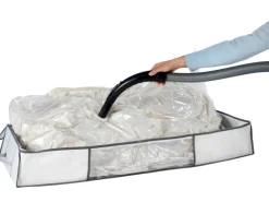 Wenko Vakuum Soft Unterbett-Box Weiß 15 cm x 105 cm x 45 cm* Bettwäsche