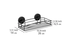 Wenko Wandablage Vacuum-Loc Schwarz