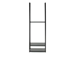 Westmann Stahl Kaminholzregal Porthos Schwarz 40x20x120 cm