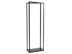 Westmann Stahl Kaminholzregal Xavier Schwarz 40x20x120 cm* Regale Schwarz|Holzregale