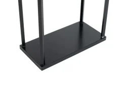 Westmann Stahl Kaminholzregal Xavier Schwarz 40x20x120 cm* Regale Schwarz|Holzregale