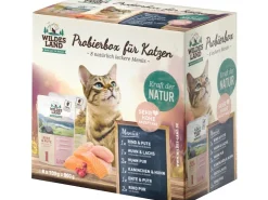 Wildes Land Katzen-Nassfutter Probierbox Pouch 800 g* Katzenbedarf