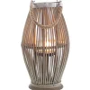 Windlicht Bambus Ø 23 cm x 50,5 cm Natur* Windlichter