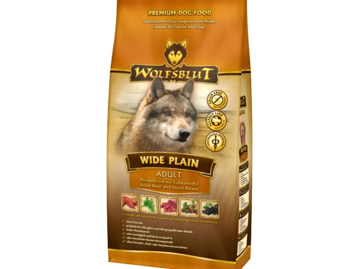Wolfsblut Hunde-Trockenfutter Wide Plain Adult Pferd mit Süßkartoffel 2 kg