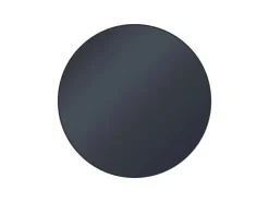 WOMO-DESIGN Beistelltisch 43 x 45 cm in Schwarz aus Metall und Glas