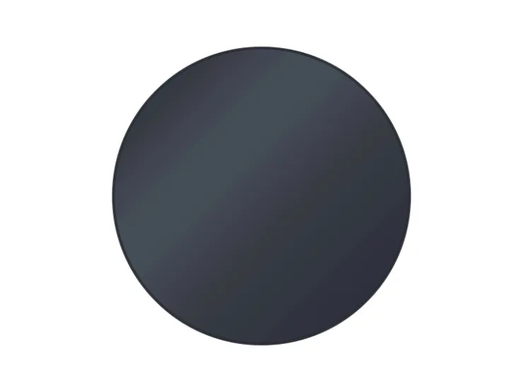 WOMO-DESIGN Beistelltisch 43 x 45 cm in Schwarz aus Metall und Glas