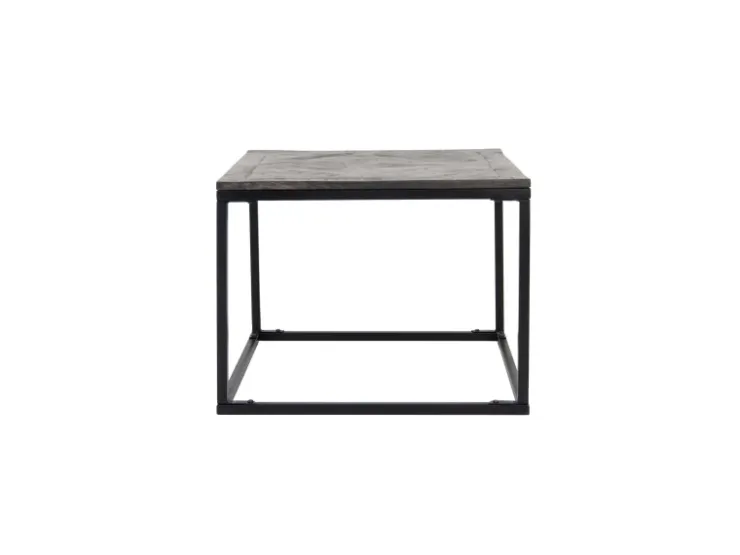 WOMO-DESIGN Design Beistelltisch 60 x 60 cm Handgefertigt Quadratisch Grau* Tische|Mosaik
