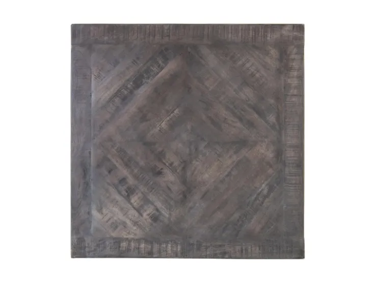 WOMO-DESIGN Design Beistelltisch 60 x 60 cm Handgefertigt Quadratisch Grau* Tische|Mosaik