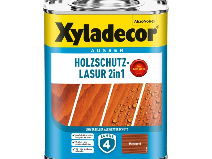 Xyladecor Holzschutz-Lasur 2in1 matt 750 ml
