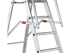 Zarges Stufenleiter ZAP Safemaster S mit Großer Plattform 5 Stufen