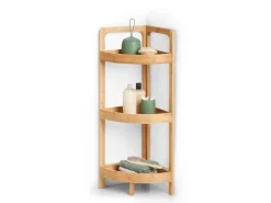Zeller Eckregal Bambus 85 cm x 29 cm x 29 cm* Holzregale|Bücherregale