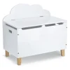Zeller Kinder-Truhe Wolke mit Deckel MDF/Kiefer 60 cm x 34,5 cm x 56 cm Weiß