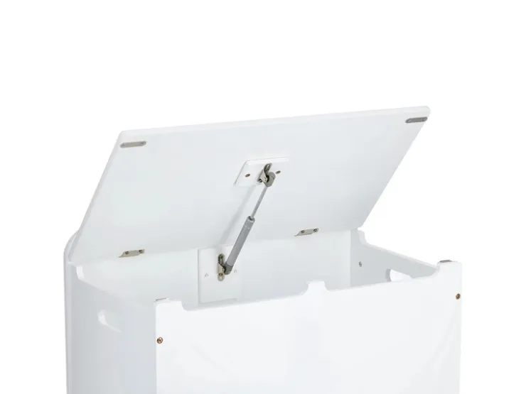 Zeller Kinder-Truhe Wolke mit Deckel MDF/Kiefer 60 cm x 34,5 cm x 56 cm Weiß