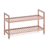 Zeller Schuhregal mit 2 Ablagen Bambus 70 cm x 26 cm x 40 cm* Weitere Regale