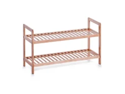 Zeller Schuhregal mit 2 Ablagen Bambus 70 cm x 26 cm x 40 cm* Weitere Regale