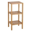 Zeller Standregal mit 3 Ablagen 37 cm x 33 cm x 80 cm Bambus* Weitere Regale