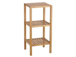 Zeller Standregal mit 3 Ablagen 37 cm x 33 cm x 80 cm Bambus* Weitere Regale