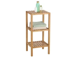Zeller Standregal mit 3 Ablagen 37 cm x 33 cm x 80 cm Bambus* Weitere Regale