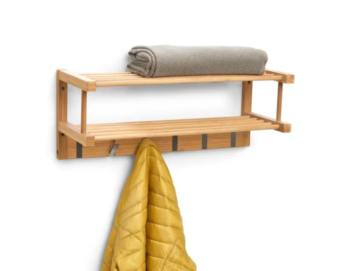 Zeller Wandgarderobe Bambus 60 cm x 24 cm x 24 cm* Garderoben
