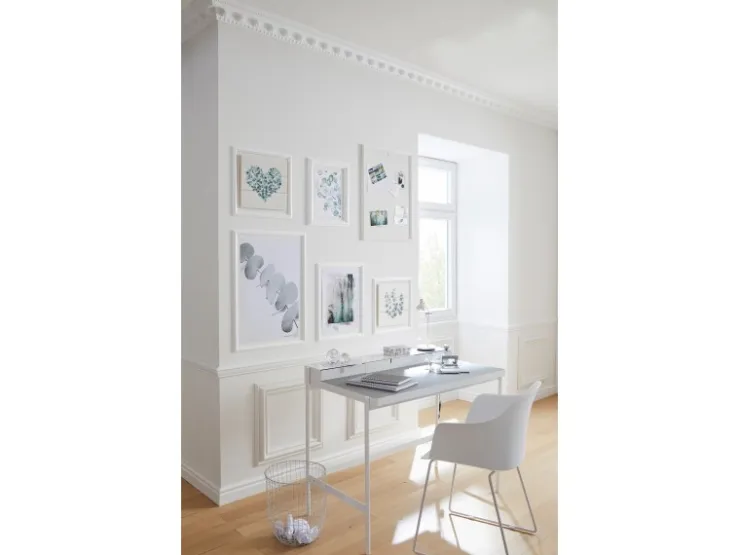 Decosa Zierprofil Gloria Weiß 10 cm x 200 cm* Deckenplatten