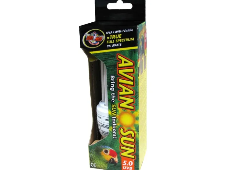 ZooMed Zoo Med Vogel-Lampe Avian Sun 5.0 Bird UVB Compact 26 W* Vogelbedarf